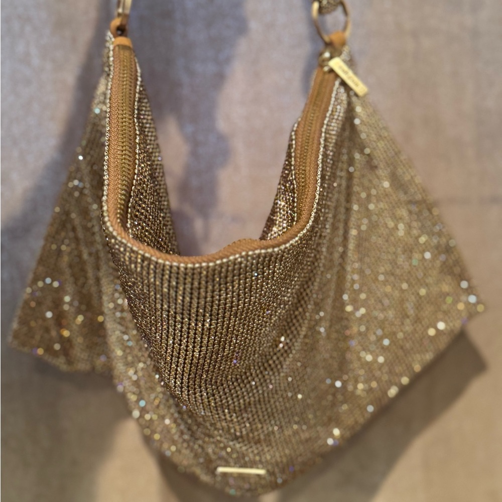 CULT GAIA Hera Nano Rhinestone Shoulder Bag